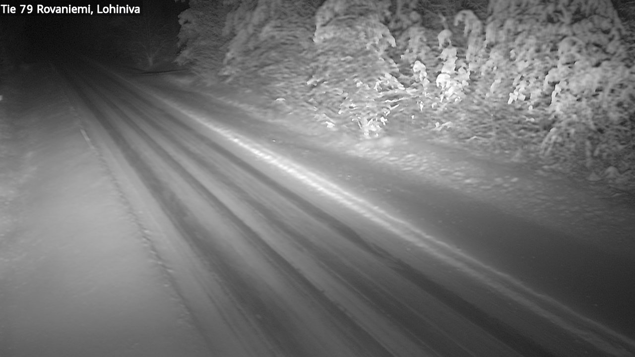 Weather Camera Image Road 79 Rovaniemi Lohiniva, Rovaniemi, Lappi