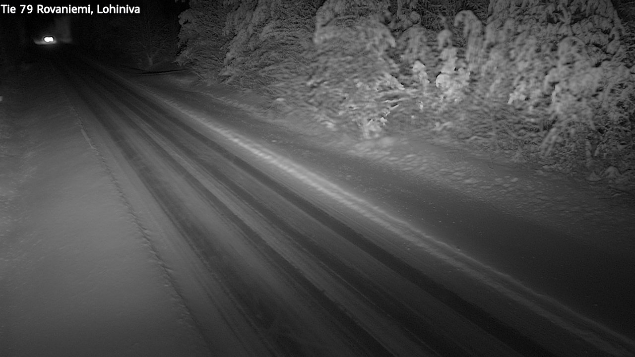 Weather Camera Image Road 79 Rovaniemi Lohiniva, Rovaniemi, Lappi