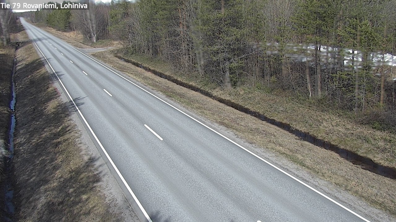 Weather Camera Image Road 79 Rovaniemi Lohiniva, Rovaniemi, Lappi