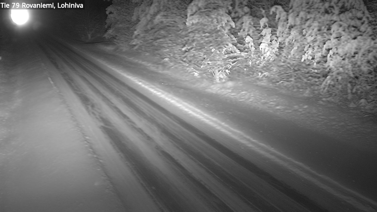 Weather Camera Image Road 79 Rovaniemi Lohiniva, Rovaniemi, Lappi