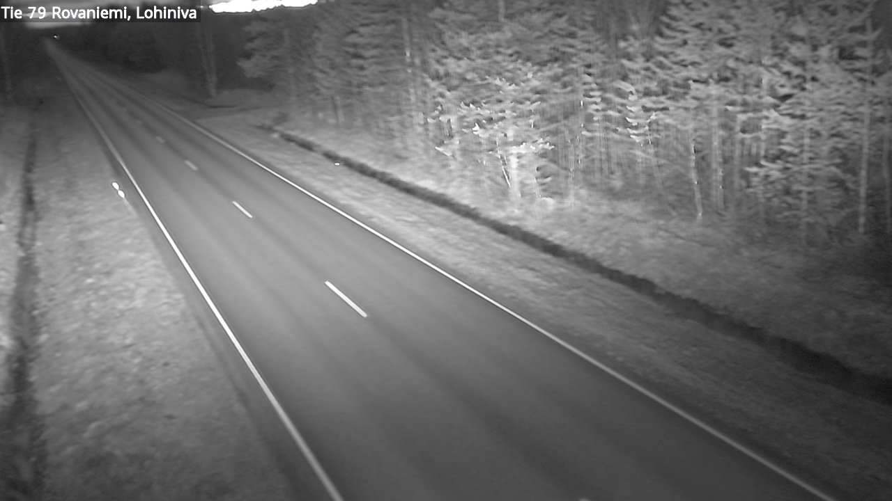 Weather Camera Image Road 79 Rovaniemi Lohiniva, Rovaniemi, Lappi