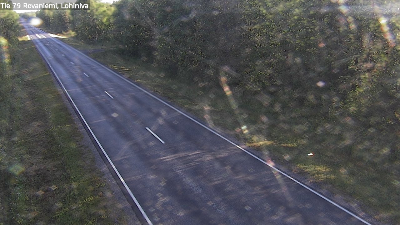 Weather Camera Image Väg 79 Rovaniemi Lohiniva, Rovaniemi, Lappi