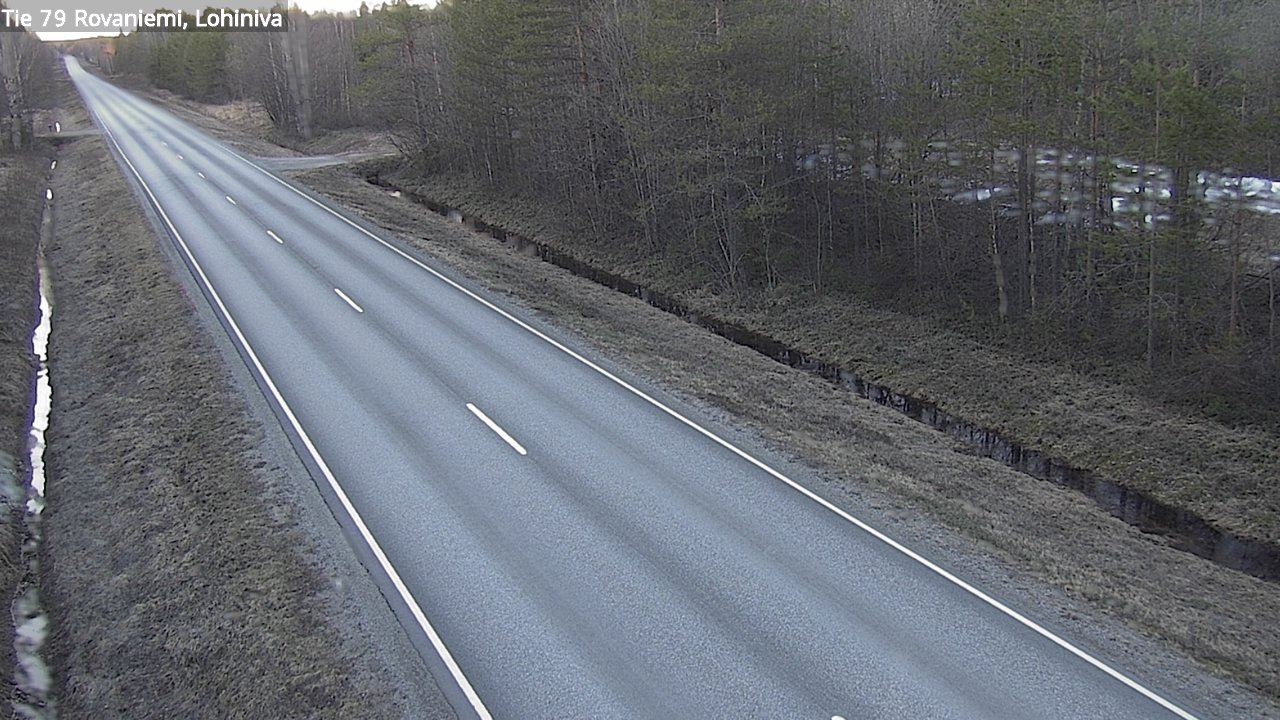 Weather Camera Image Road 79 Rovaniemi Lohiniva, Rovaniemi, Lappi