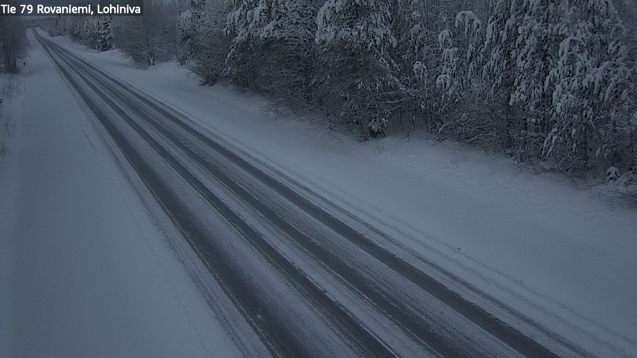Weather Camera Image Road 79 Rovaniemi Lohiniva, Rovaniemi, Lappi