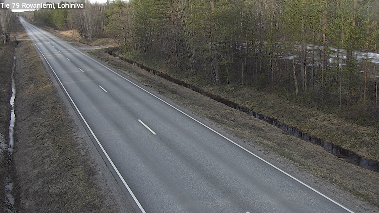 Weather Camera Image Road 79 Rovaniemi Lohiniva, Rovaniemi, Lappi