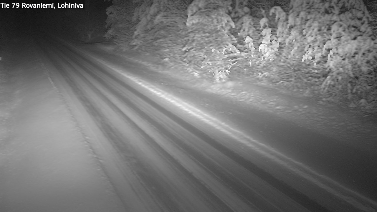Weather Camera Image Road 79 Rovaniemi Lohiniva, Rovaniemi, Lappi