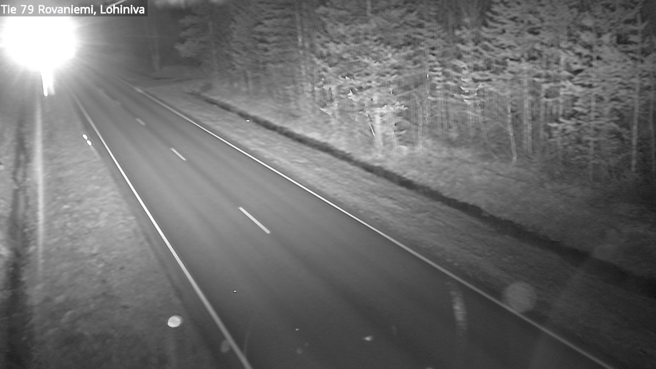 Weather Camera Image Road 79 Rovaniemi Lohiniva, Rovaniemi, Lappi