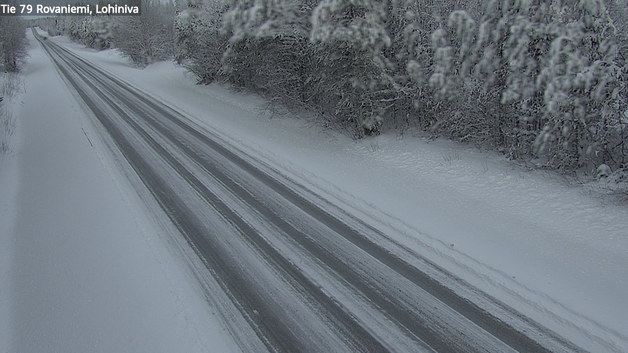 Weather Camera Image Road 79 Rovaniemi Lohiniva, Rovaniemi, Lappi