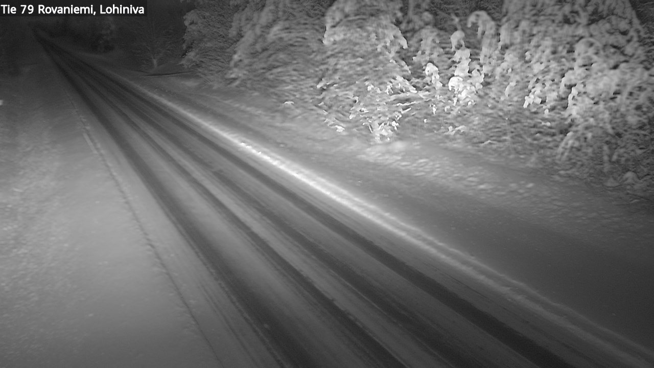 Weather Camera Image Road 79 Rovaniemi Lohiniva, Rovaniemi, Lappi