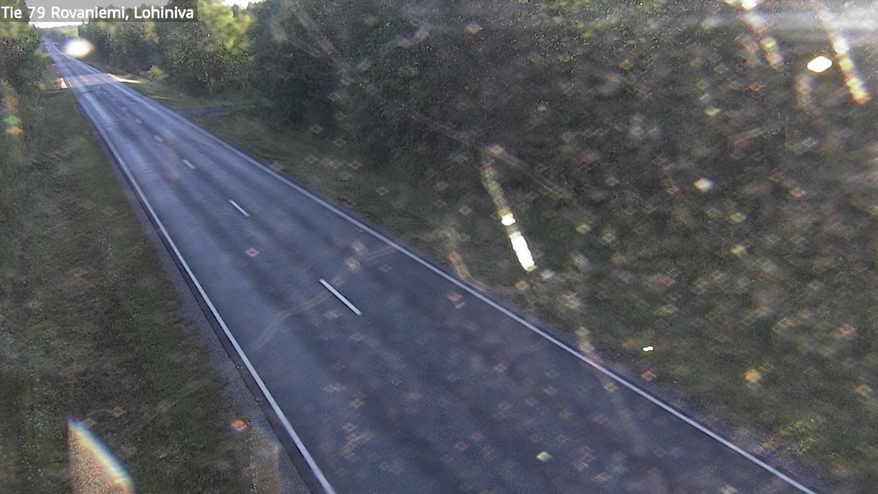 Weather Camera Image Väg 79 Rovaniemi Lohiniva, Rovaniemi, Lappi