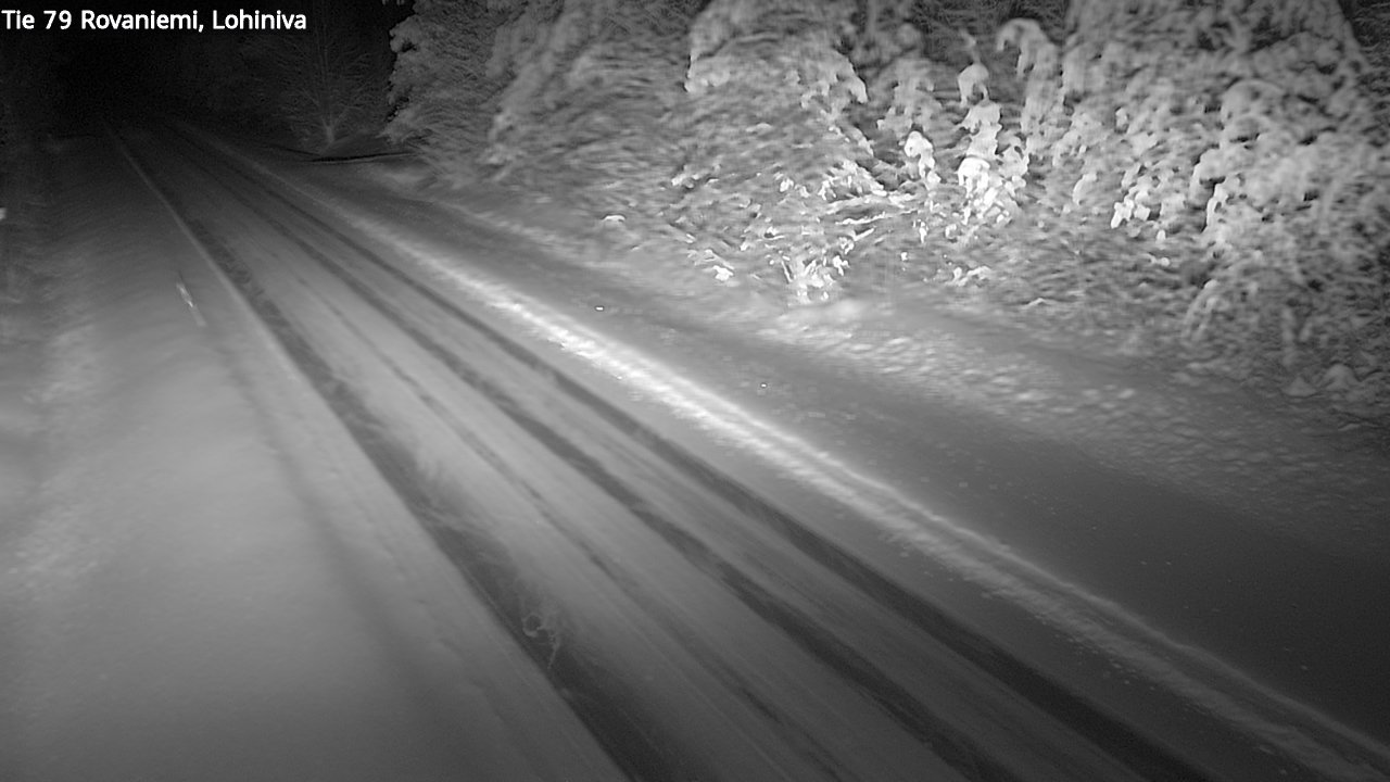 Weather Camera Image Road 79 Rovaniemi Lohiniva, Rovaniemi, Lappi