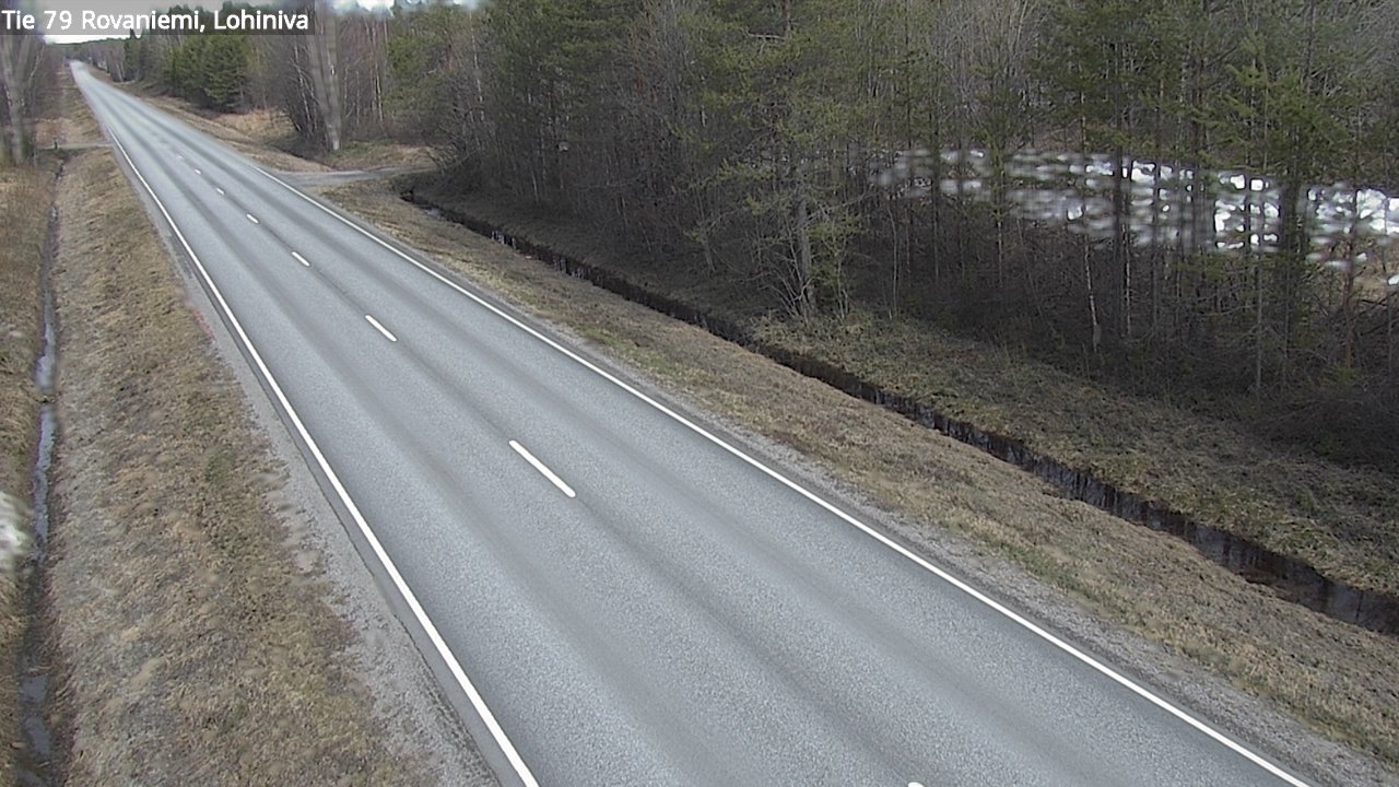 Weather Camera Image Road 79 Rovaniemi Lohiniva, Rovaniemi, Lappi