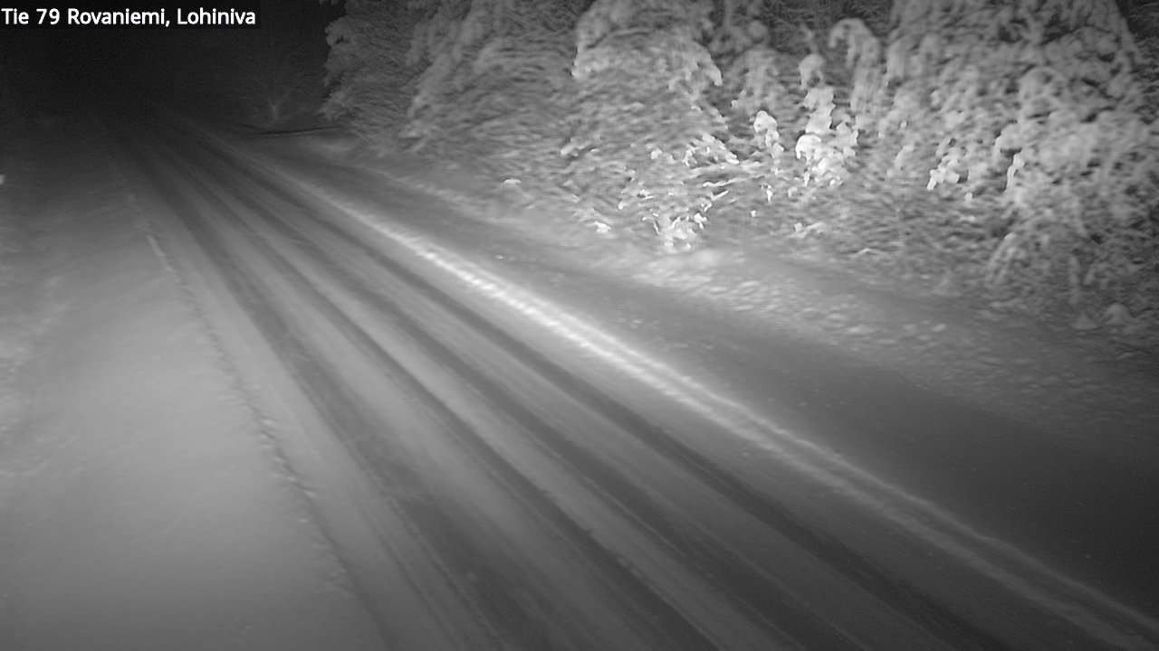 Weather Camera Image Road 79 Rovaniemi Lohiniva, Rovaniemi, Lappi