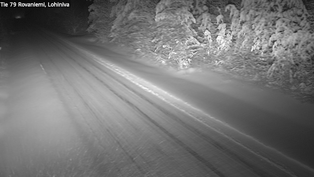 Weather Camera Image Road 79 Rovaniemi Lohiniva, Rovaniemi, Lappi