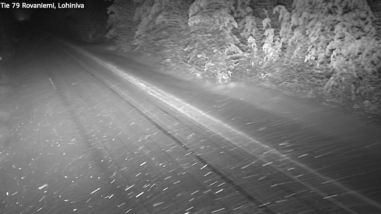 Weather Camera Image Road 79 Rovaniemi Lohiniva, Rovaniemi, Lappi