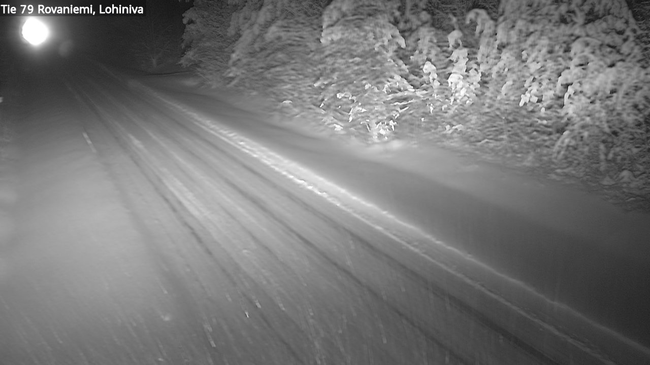 Weather Camera Image Road 79 Rovaniemi Lohiniva, Rovaniemi, Lappi