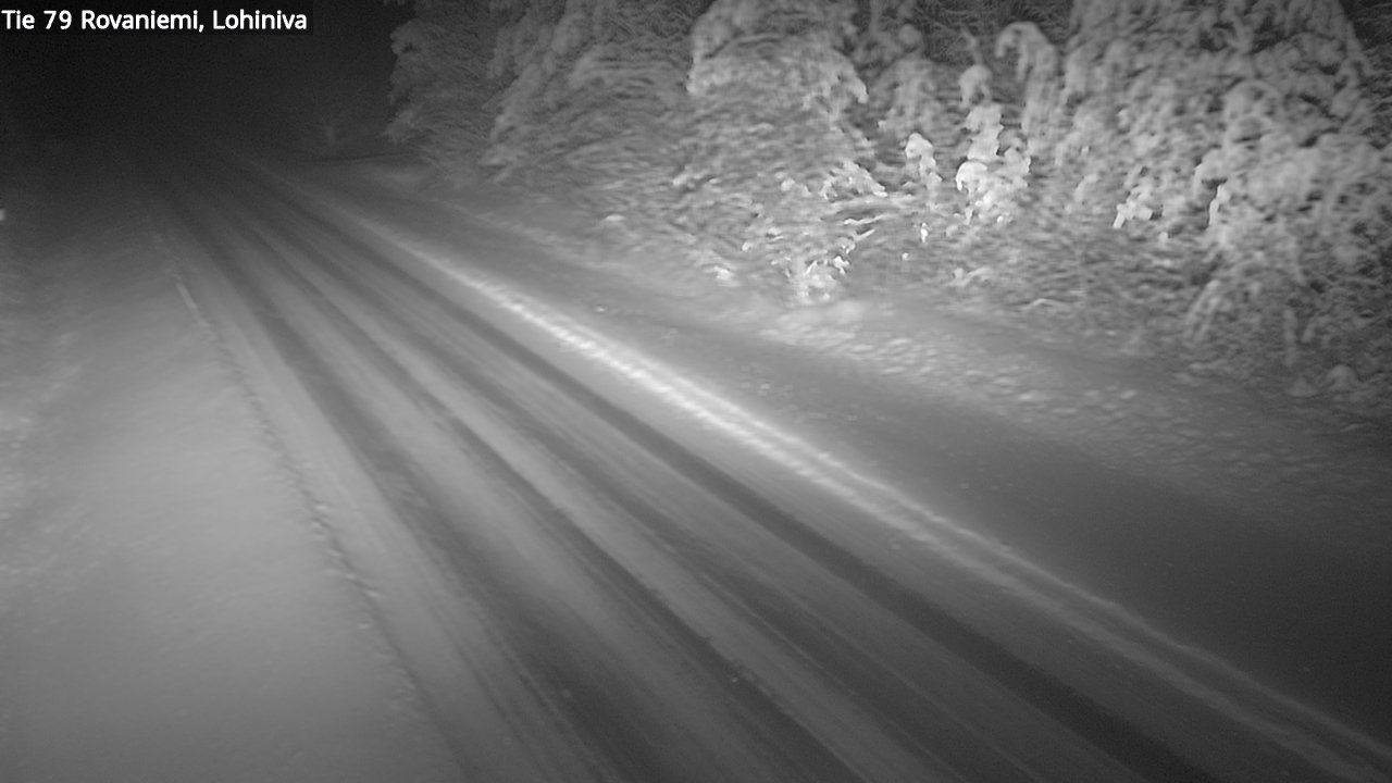 Weather Camera Image Road 79 Rovaniemi Lohiniva, Rovaniemi, Lappi