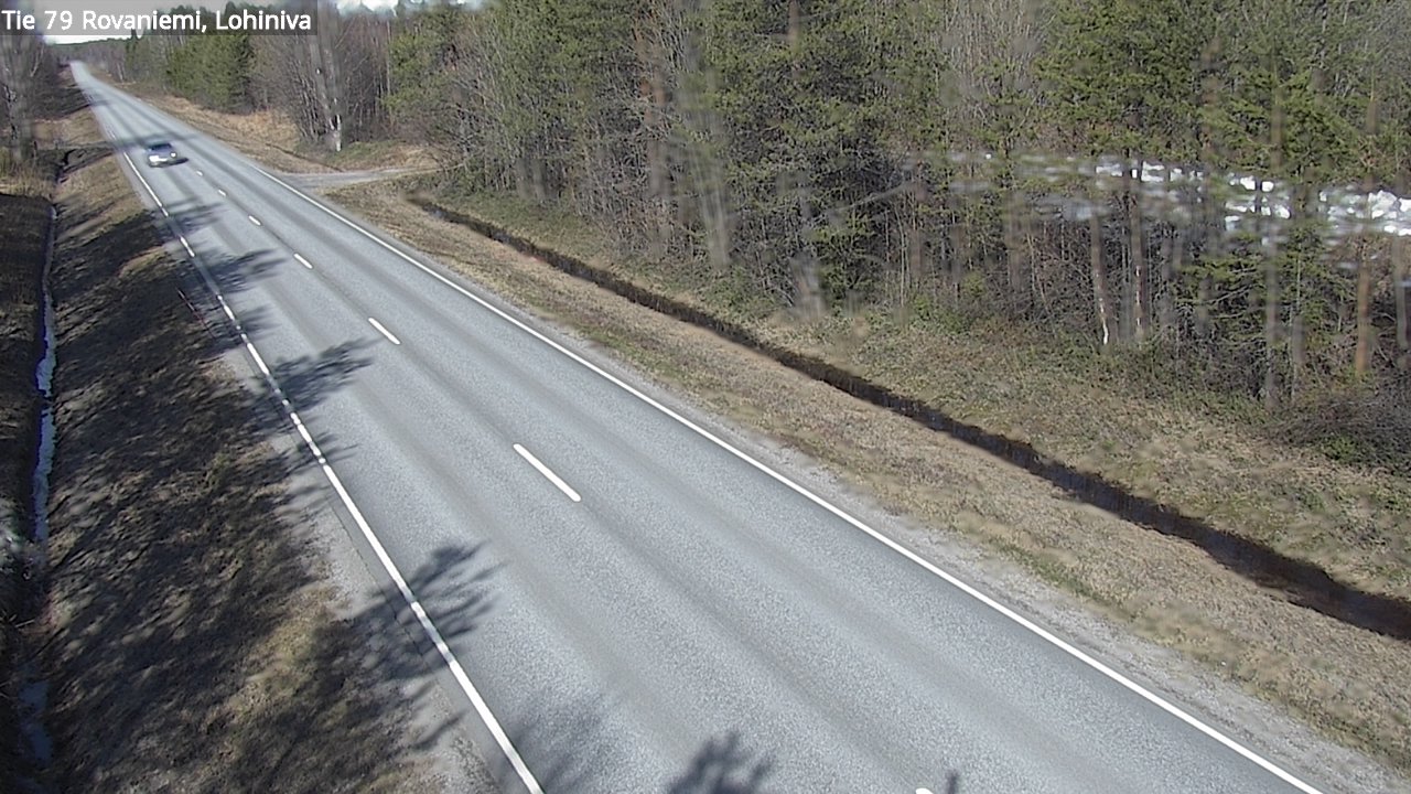 Weather Camera Image Road 79 Rovaniemi Lohiniva, Rovaniemi, Lappi