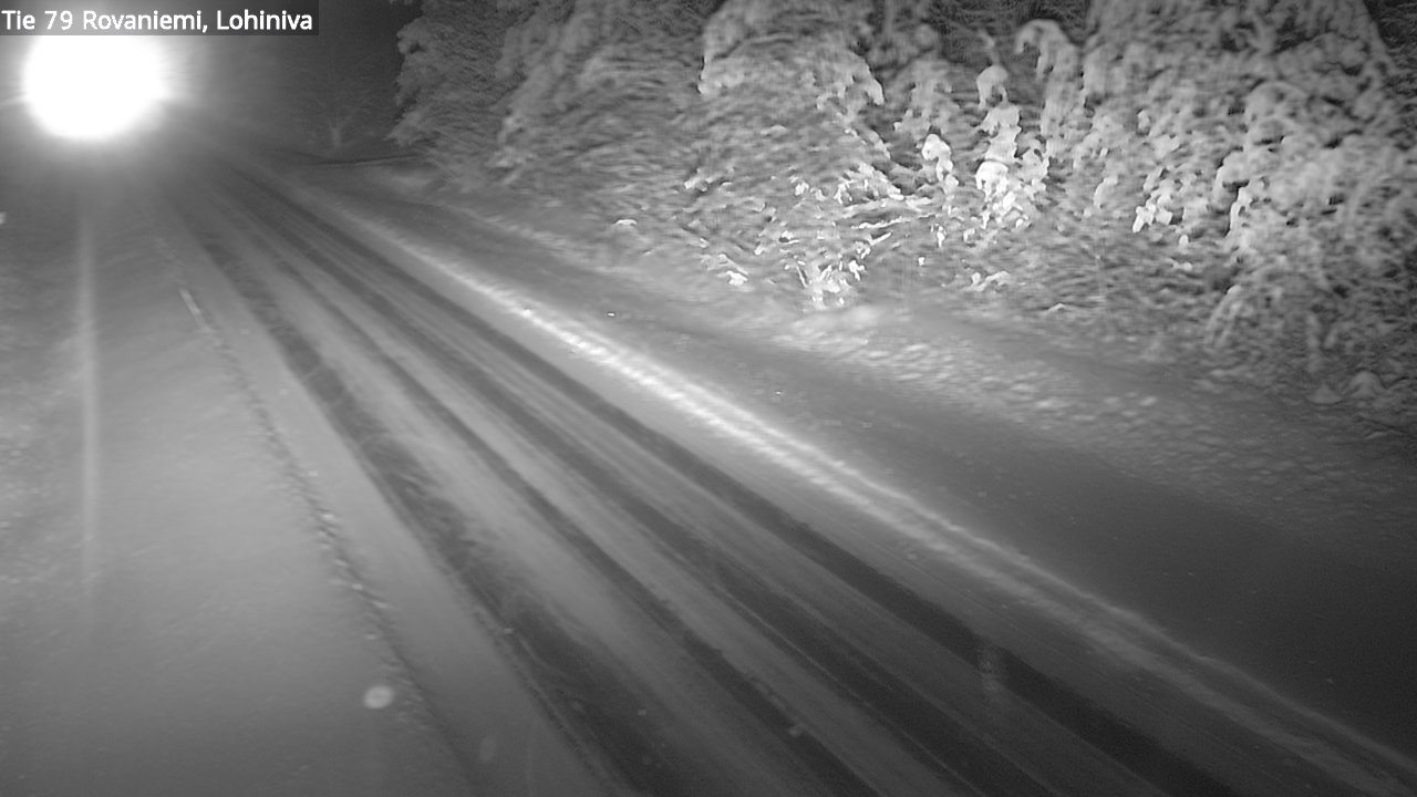 Weather Camera Image Road 79 Rovaniemi Lohiniva, Rovaniemi, Lappi
