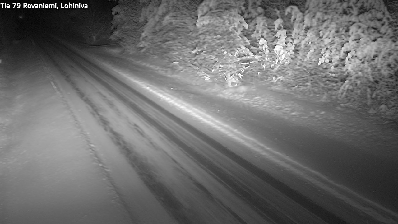 Weather Camera Image Road 79 Rovaniemi Lohiniva, Rovaniemi, Lappi