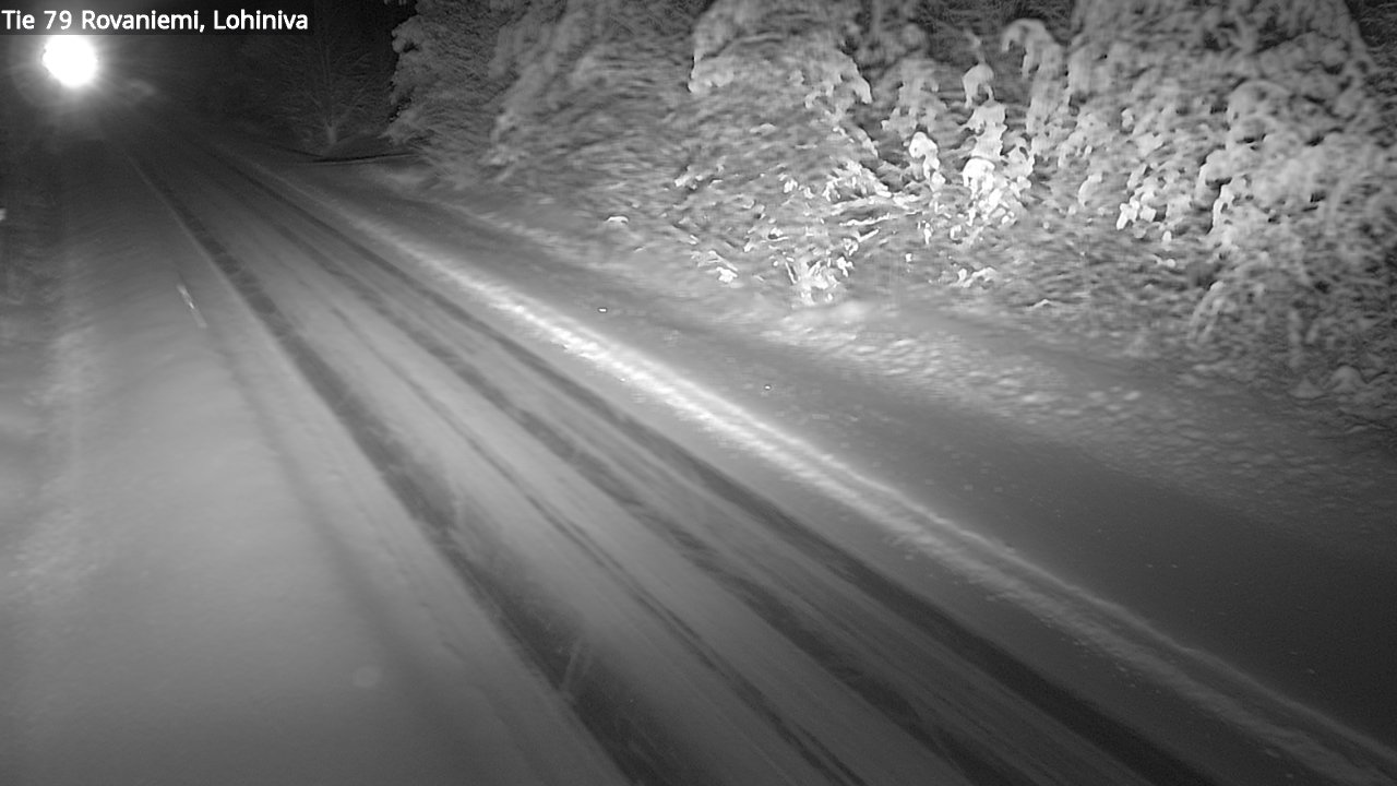 Weather Camera Image Road 79 Rovaniemi Lohiniva, Rovaniemi, Lappi