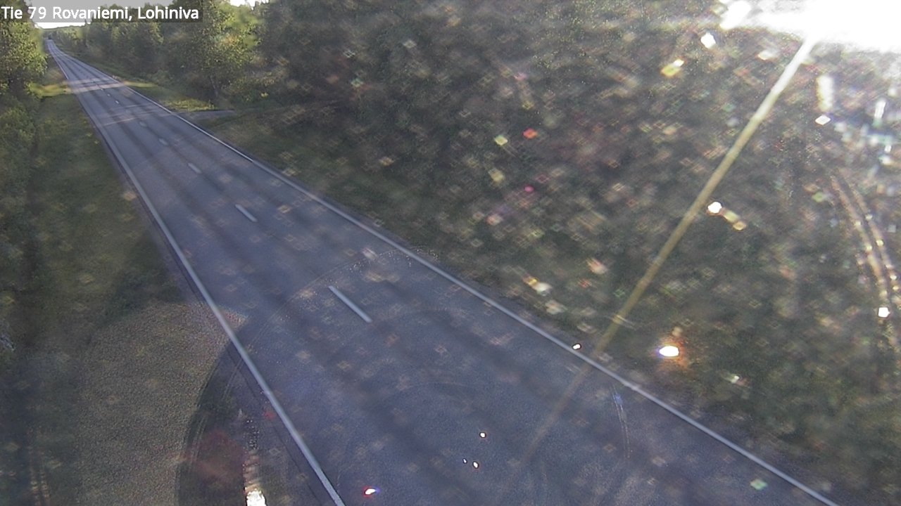 Weather Camera Image Väg 79 Rovaniemi Lohiniva, Rovaniemi, Lappi