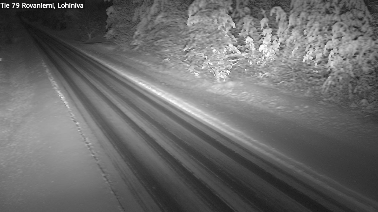 Weather Camera Image Road 79 Rovaniemi Lohiniva, Rovaniemi, Lappi