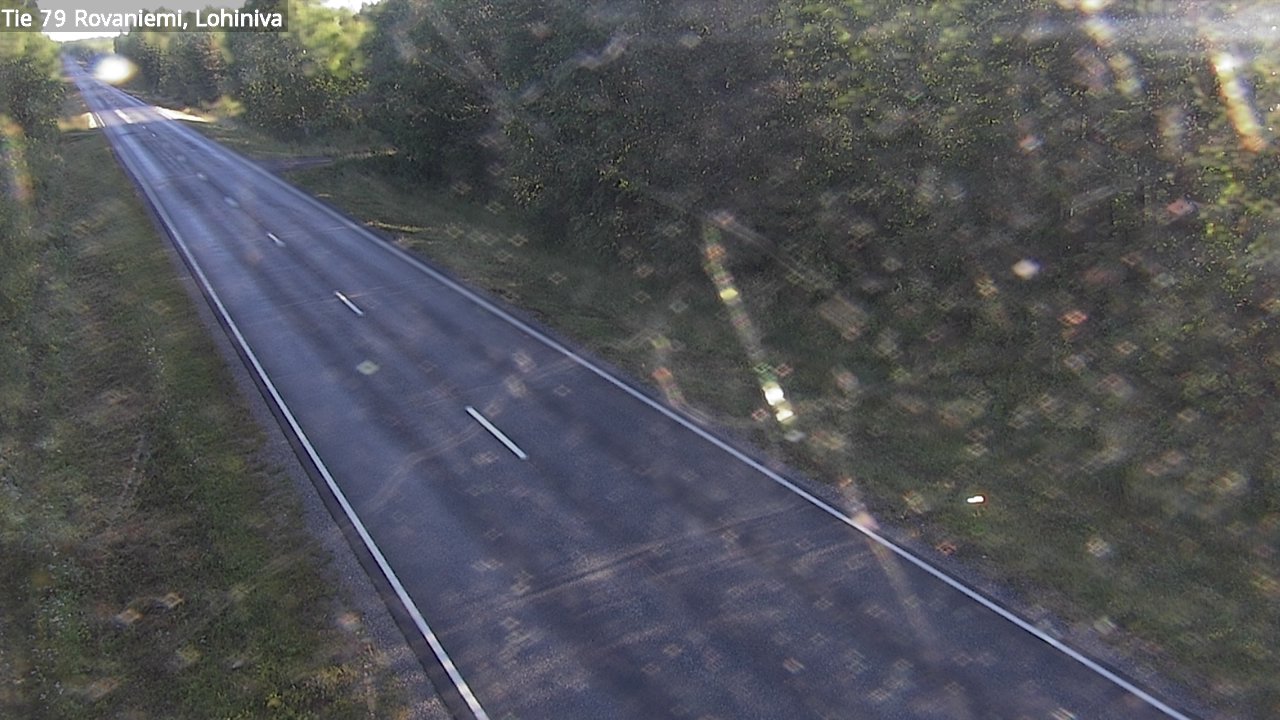 Weather Camera Image Väg 79 Rovaniemi Lohiniva, Rovaniemi, Lappi