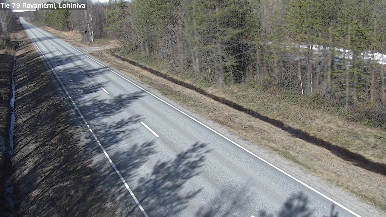 Weather Camera Image Road 79 Rovaniemi Lohiniva, Rovaniemi, Lappi