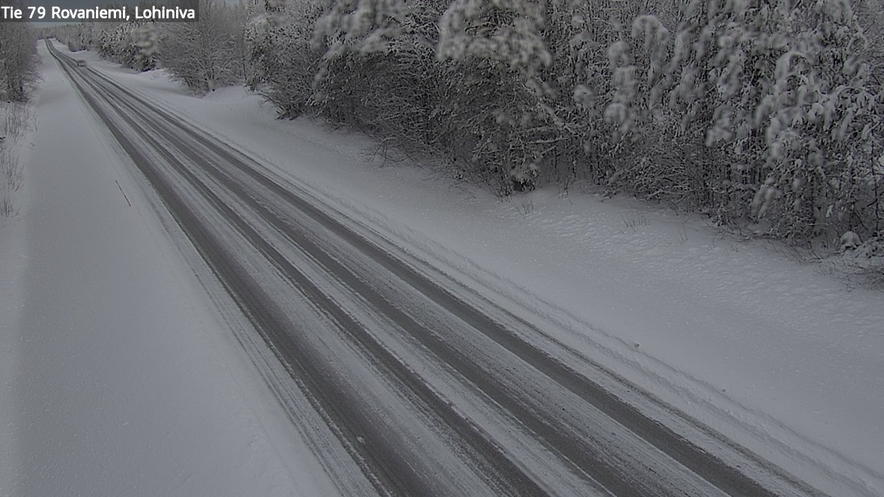 Weather Camera Image Road 79 Rovaniemi Lohiniva, Rovaniemi, Lappi