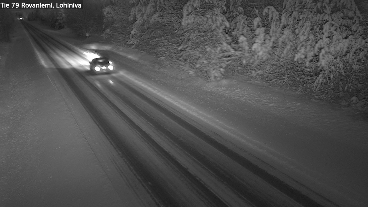Weather Camera Image Road 79 Rovaniemi Lohiniva, Rovaniemi, Lappi