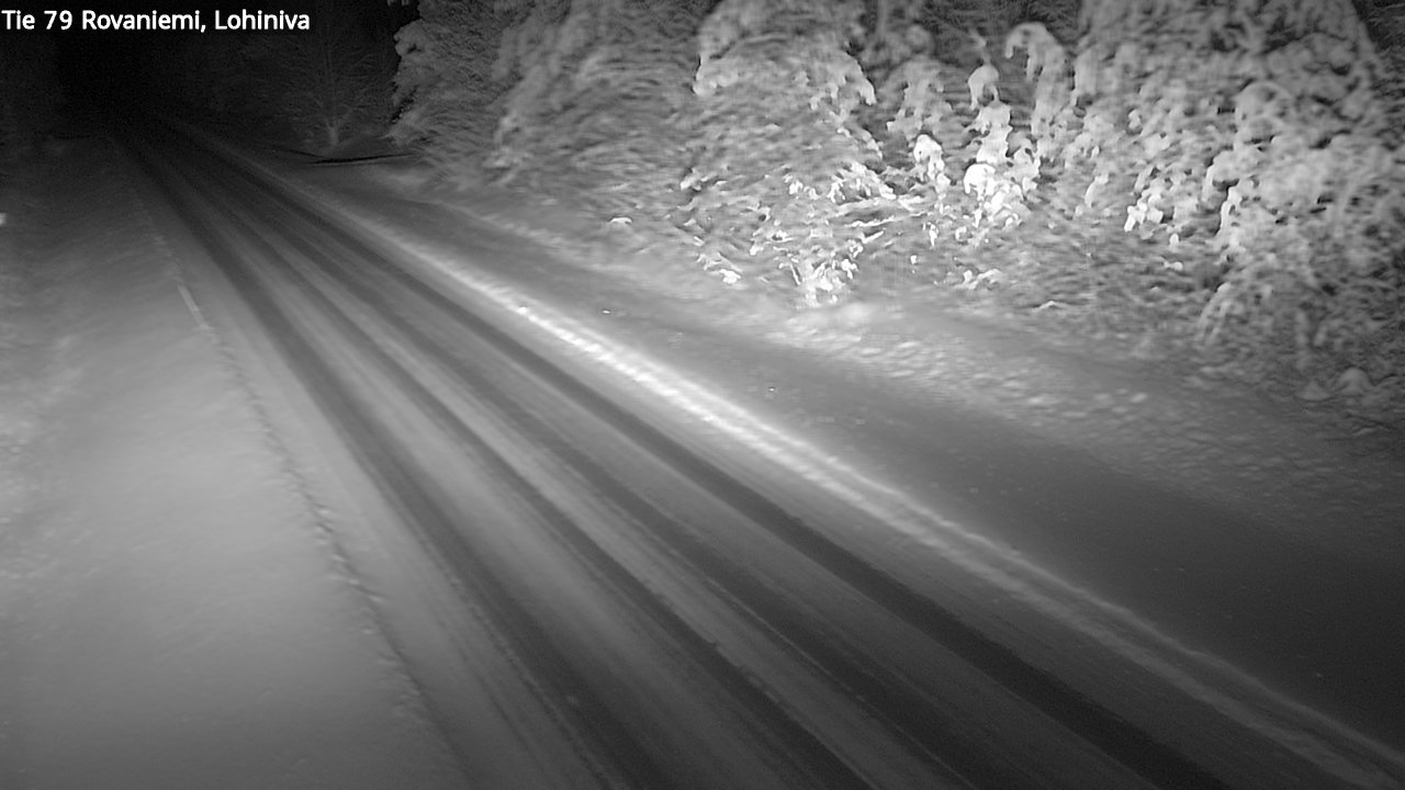 Weather Camera Image Road 79 Rovaniemi Lohiniva, Rovaniemi, Lappi