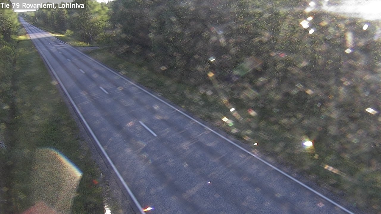 Weather Camera Image Väg 79 Rovaniemi Lohiniva, Rovaniemi, Lappi