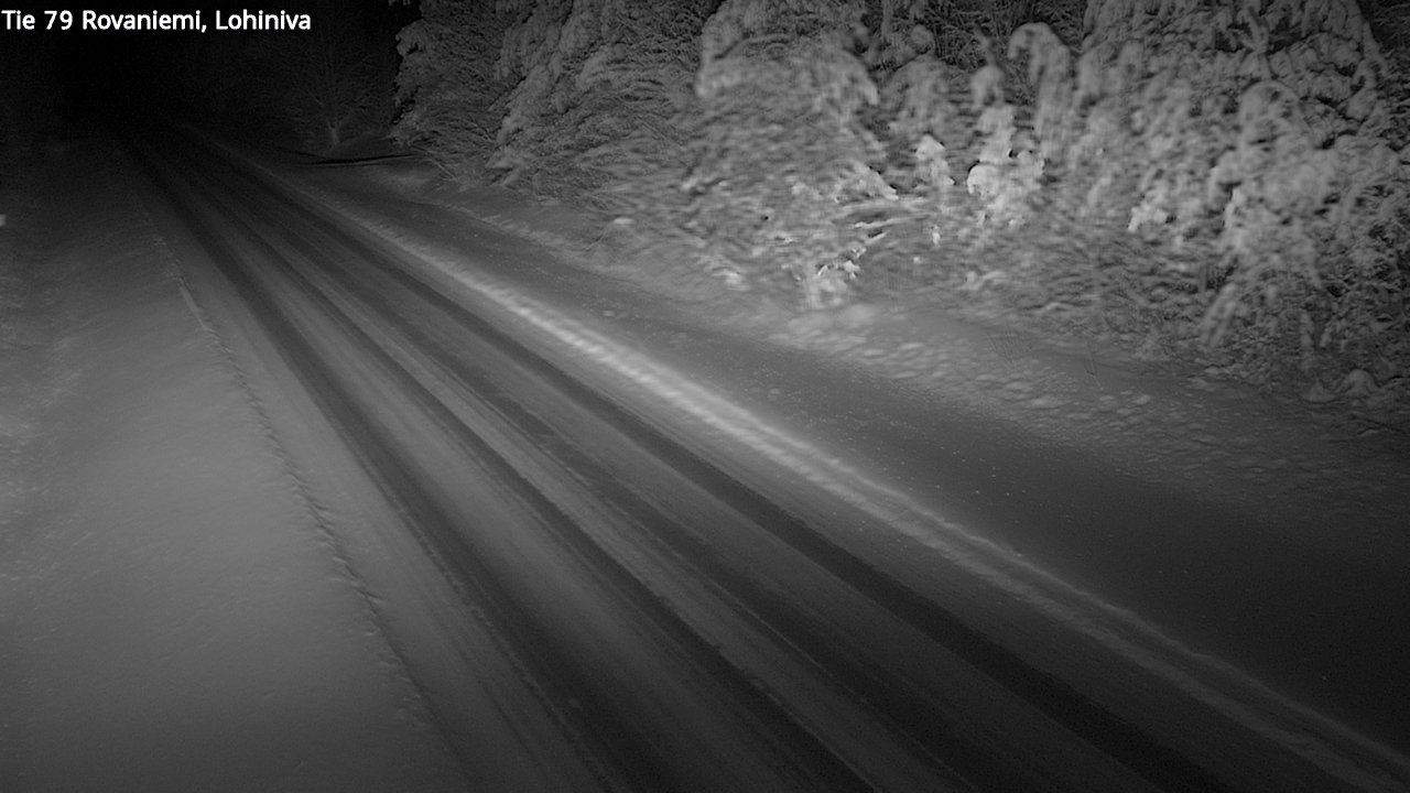 Weather Camera Image Road 79 Rovaniemi Lohiniva, Rovaniemi, Lappi