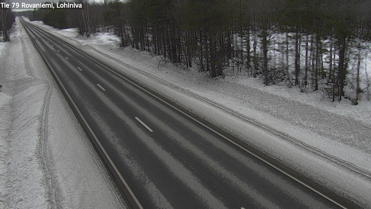 Weather Camera Image Road 79 Rovaniemi Lohiniva, Rovaniemi, Lappi