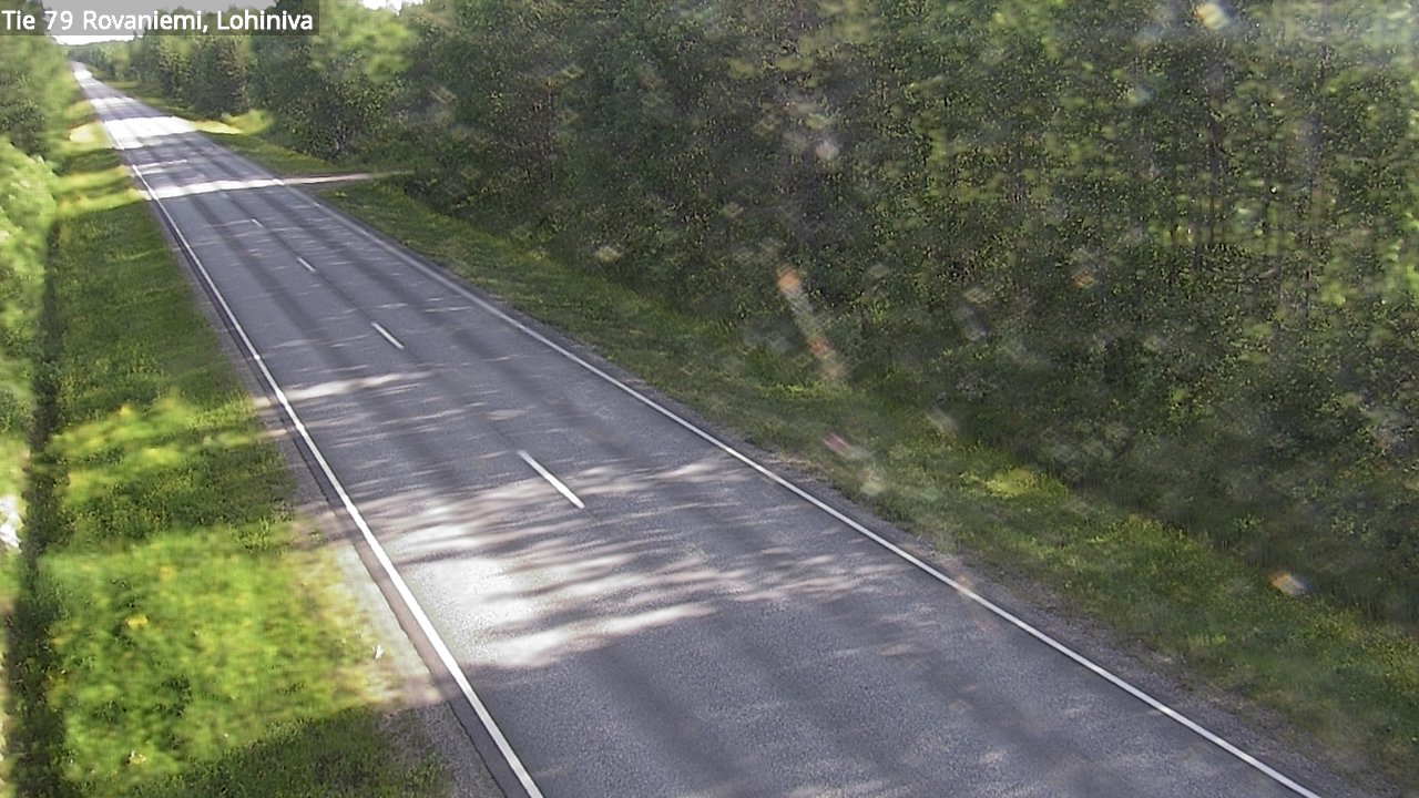Weather Camera Image Väg 79 Rovaniemi Lohiniva, Rovaniemi, Lappi