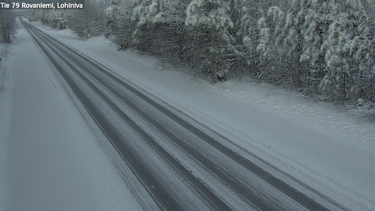 Weather Camera Image Road 79 Rovaniemi Lohiniva, Rovaniemi, Lappi