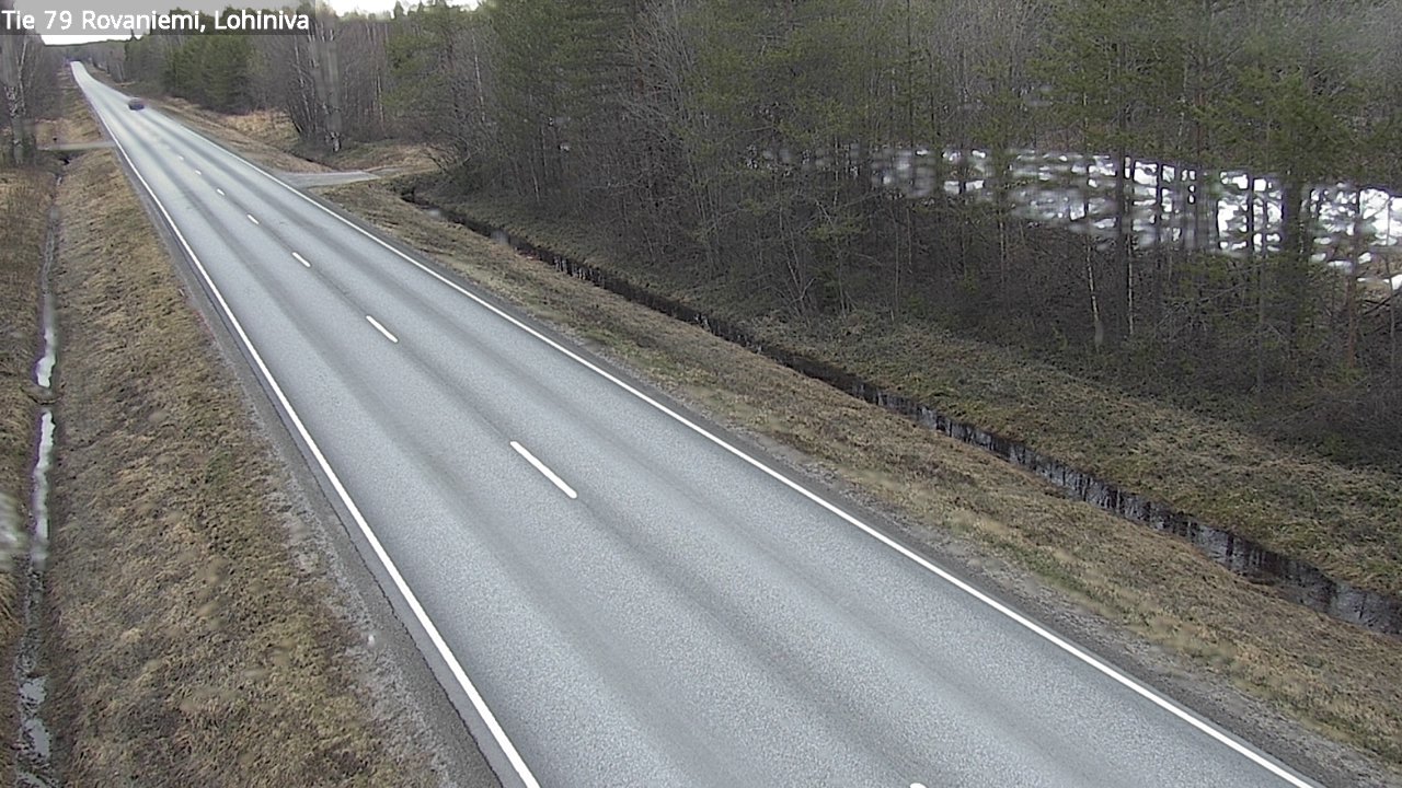 Weather Camera Image Road 79 Rovaniemi Lohiniva, Rovaniemi, Lappi