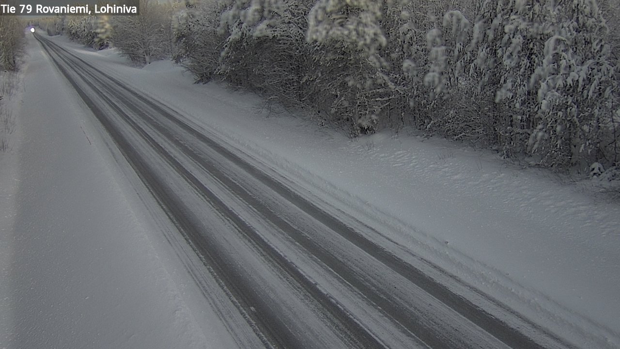 Weather Camera Image Road 79 Rovaniemi Lohiniva, Rovaniemi, Lappi