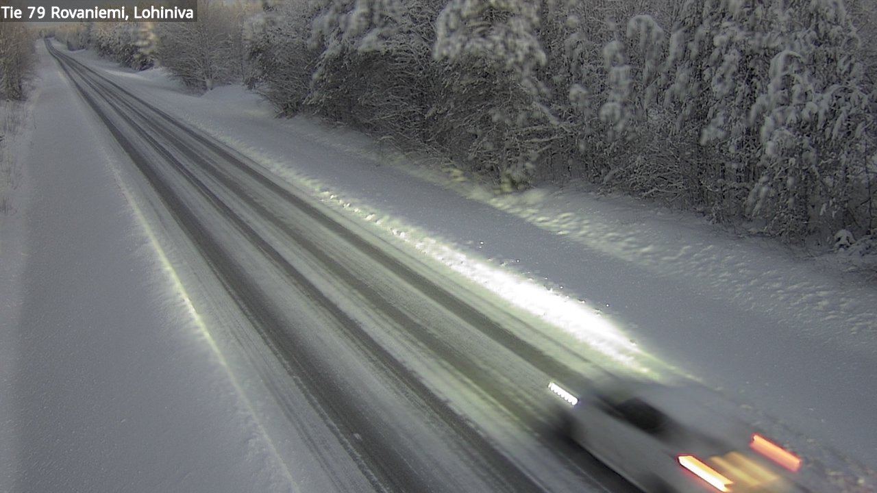 Weather Camera Image Road 79 Rovaniemi Lohiniva, Rovaniemi, Lappi