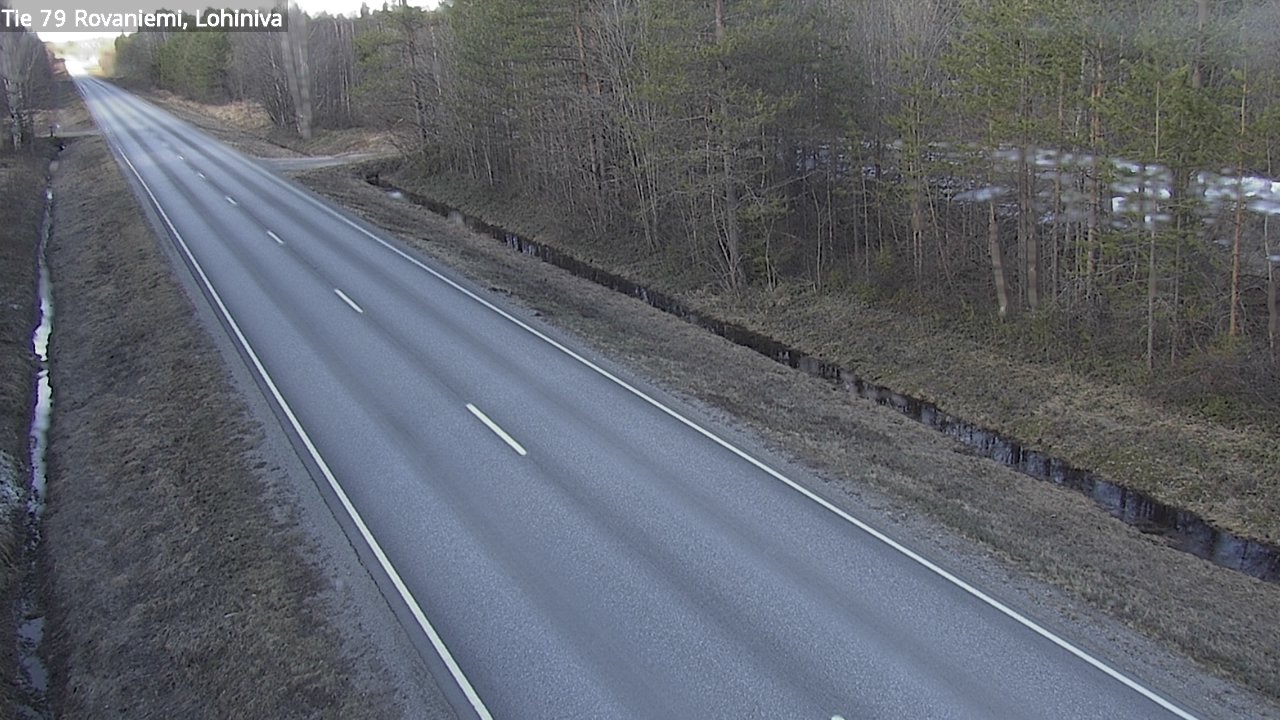 Weather Camera Image Road 79 Rovaniemi Lohiniva, Rovaniemi, Lappi