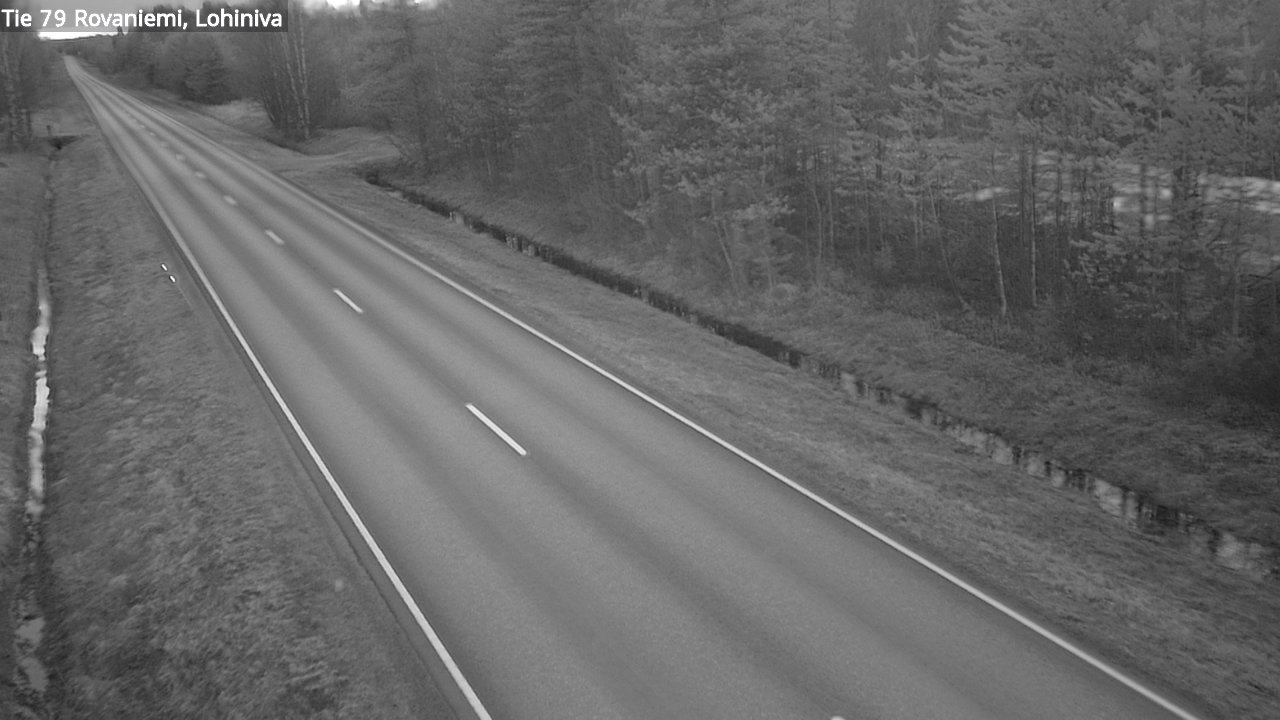 Weather Camera Image Road 79 Rovaniemi Lohiniva, Rovaniemi, Lappi