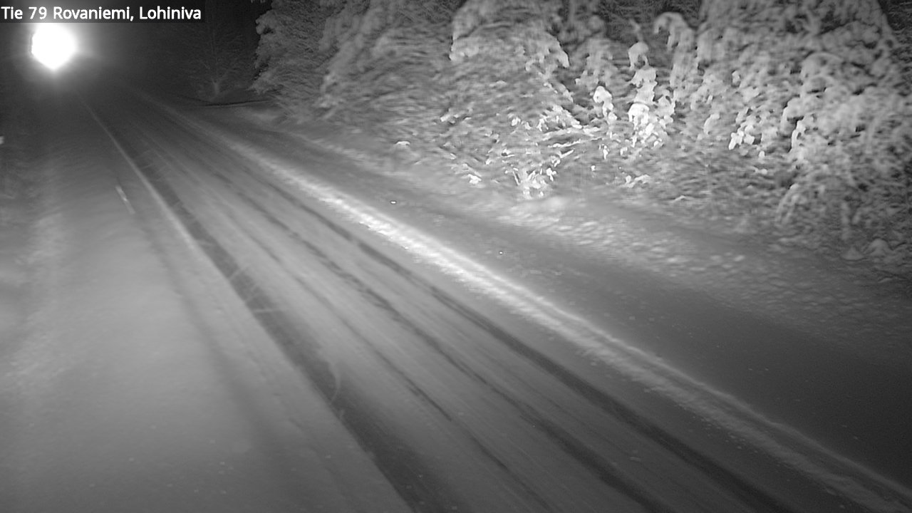Weather Camera Image Road 79 Rovaniemi Lohiniva, Rovaniemi, Lappi