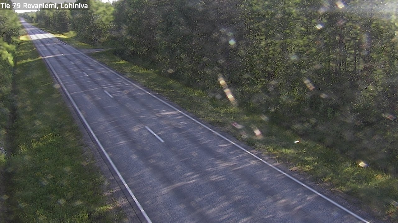 Weather Camera Image Väg 79 Rovaniemi Lohiniva, Rovaniemi, Lappi