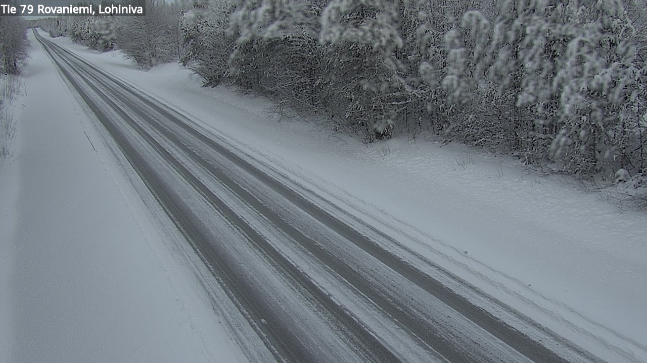Weather Camera Image Road 79 Rovaniemi Lohiniva, Rovaniemi, Lappi