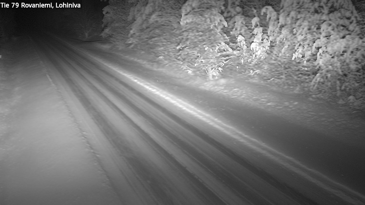 Weather Camera Image Road 79 Rovaniemi Lohiniva, Rovaniemi, Lappi