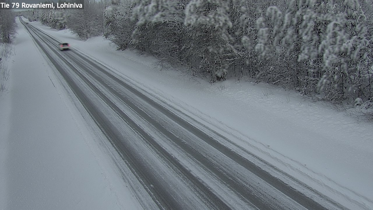 Weather Camera Image Road 79 Rovaniemi Lohiniva, Rovaniemi, Lappi