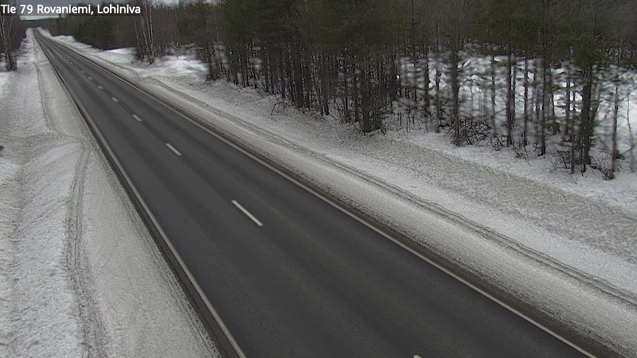 Weather Camera Image Road 79 Rovaniemi Lohiniva, Rovaniemi, Lappi