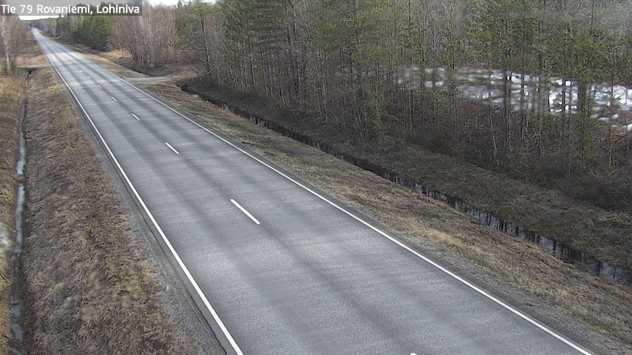 Weather Camera Image Road 79 Rovaniemi Lohiniva, Rovaniemi, Lappi