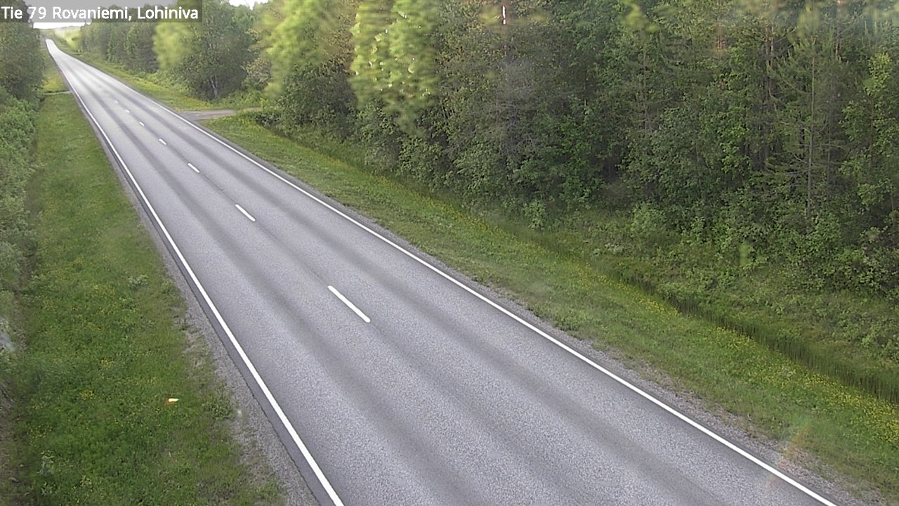 Weather Camera Image Väg 79 Rovaniemi Lohiniva, Rovaniemi, Lappi
